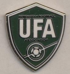 Узбекистан, федерация футбола,№4 ЭМАЛЬ /Uzbekistan football federation pin badge