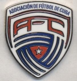 Куба, федерация футбола, №4, ЭМАЛЬ / Cuba football federation enamel pin badge