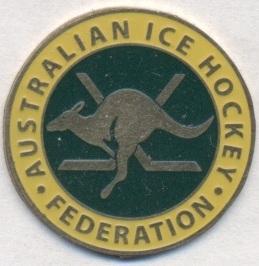 Австралия,федерация хоккея,№1 тяжмет / Australia ice hockey federation pin badge