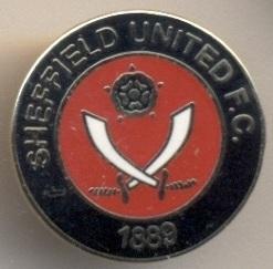 футбол.клуб Шеффилд Юнай.(Англия)2 ЭМАЛЬ/Sheffield United,England football badge