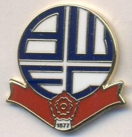 футбол.клуб Болтон (Англия)1 ЭМАЛЬ / Bolton Wanderers,England football pin badge