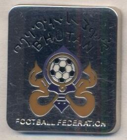 Бутан, федерация футбола,№2, ЭМАЛЬ / Bhutan football federation enamel pin badge