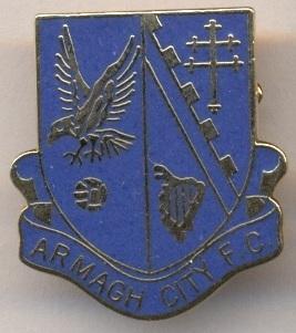 футбол.клуб Арма Сити (Сев.Ирландия)1 ЭМАЛЬ/Armagh City,N.Ireland football badge