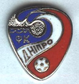 футбол.клуб Днепр (Украина)1 ЭМАЛЬ / FC Dnipro,Ukraine football enamel pin badge