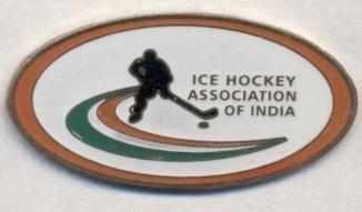 Индия, федерация хоккея, тяжмет / India ice hockey federation pin badge