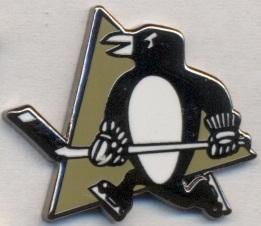 хоккей.клуб Питтсб.Пингвинс (США,НХЛ)2 ЭМАЛЬ / Pittsburgh Penguins NHL pin badge