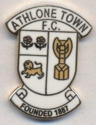 футбол.клуб Атлон (Ирландия)2 ЭМАЛЬ /Athlone Town,Rep.Ireland football pin badge
