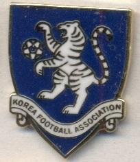Южная Корея,федерация футбола,№4 ЭМАЛЬ /Korea Rep. football federation pin badge