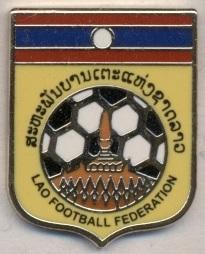 Лаос, федерация футбола, №3, ЭМАЛЬ / Laos football federation enamel pin badge