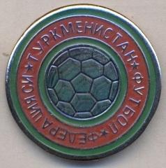 Туркменистан, федерация футбола, тяжмет / Turkmenistan football federation badge
