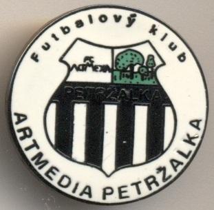 футбол.клуб Петржалка Братислава (Словак)1 ЭМАЛЬ/Petrzalka,Slovak football badge