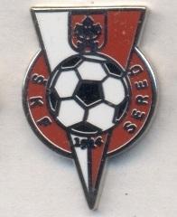 футбольный клуб Середь (Словакия) ЭМАЛЬ / SKF Sered, Slovakia football pin badge