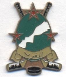 Марокко, федерация хоккея,№2, тяжмет / Morocco ice hockey federation pin badge