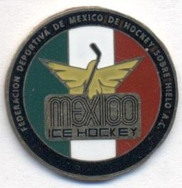 Мексика, федерация хоккея,№3, тяжмет / Mexico ice hockey federation pin badge