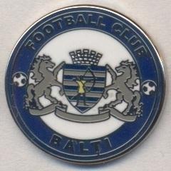 футбол.клуб Бэлць=Бельцы (Молдова), ЭМАЛЬ / FC Balti, Moldova football pin badge