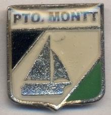 футбол.клуб Пуэрто-Монт (Чили) тяжмет / CD Puerto Montt,Chile football pin badge