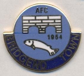 футбол.клуб Бридженд (Уэльс)1 ЭМАЛЬ / Bridgend Town AFC,Wales football pin badge