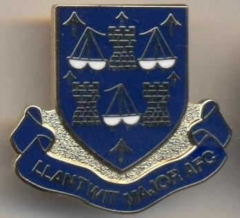 футбольный клуб Ллантуит (Уэльс) ЭМАЛЬ / Llantwit Major AFC,Wales football badge