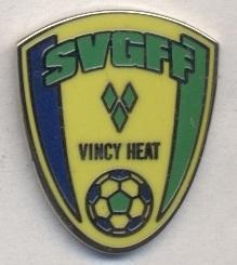Сент-Винсент,федерация футбола,№3 ЭМАЛЬ/St.Vincent football federation pin badge