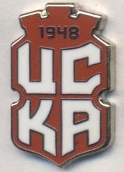 футбол.клуб ЦСКА 1948 (Болгар)ЭМАЛЬ /CSKA 1948 Sofia,Bulgaria football pin badge