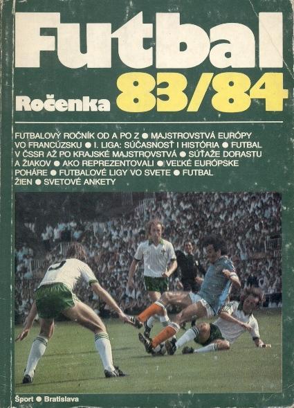 книга Чехословакия -Футбол 1983-84 ежегодник / Czechoslovakia football yearbook