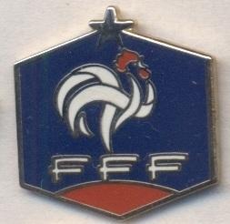 Франция,федерация футбола,№12 ЭМАЛЬ/France football federation pin badge insigne