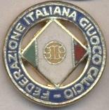 Италия, федерация футбола, №7 ЭМАЛЬ / Italy calcio football federation pin badge