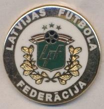 Латвия, федерация футбола, №1, ЭМАЛЬ / Latvia football federation badge