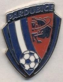 футбольный клуб Пардубице (Чехия)2 ЭМАЛЬ / FK Pardubice,Czech football pin badge