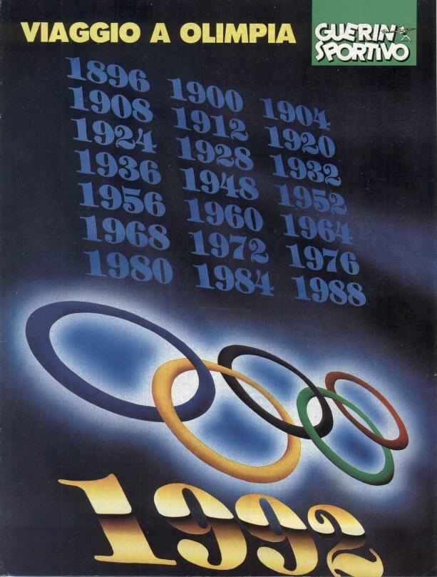 Италия, Олимпиада 1992, спецвыпуск Guerin Sportivo Italy,Olympiad 1992 Barcelona