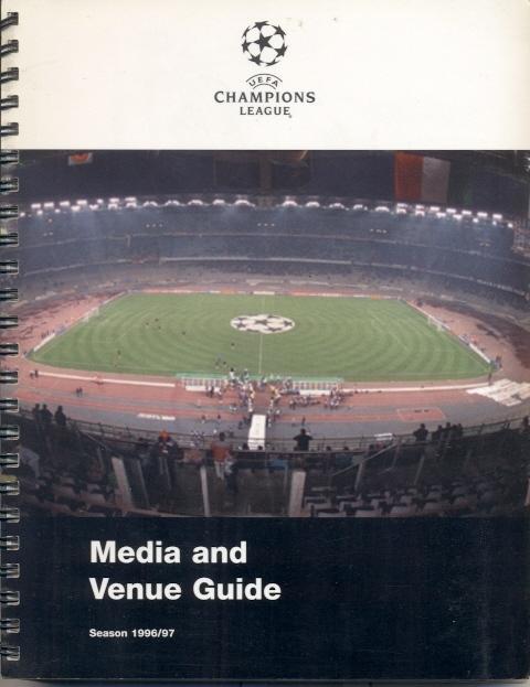 книга Европа футбол 1996-97 Медия гид / European Football Media and Venue Guide