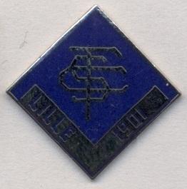 футбол.клуб Фив Лилль (Франция) ЭМАЛЬ / SC Fives Lille,France football pin badge