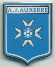 футбол.клуб Осер (Франция), офиц., ЭМАЛЬ / AJ Auxerre, France football pin badge