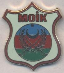 футбол.клуб МОИК=ЦСКА Баку (Азербайджан)ЭМАЛЬ /MOIK Baku,Azerbaijan football pin