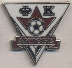 футбол.клуб Актобе (Казахстан), ЭМАЛЬ / FC Aktobe, Kazakhstan football pin badge