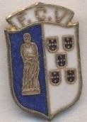 футбольный клуб Визела (Португалия)1 ЭМАЛЬ / FC Vizela, Portugal football badge