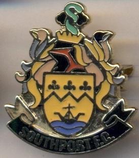 футбол.клуб Саутпорт (Англия) ЭМАЛЬ / Southport FC,England football enamel badge