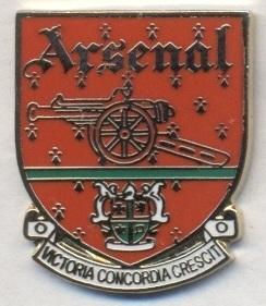 футбол.клуб Арсенал Лондон(Англия)1 ЭМАЛЬ /Arsenal FC,England football pin badge
