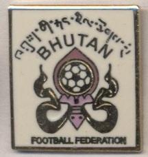 Бутан, федерация футбола,№5, ЭМАЛЬ / Bhutan football federation enamel pin badge