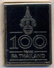 Таиланд,федерация футбола,юбилей 100, №2 ЭМАЛЬ /Thailand football federation pin
