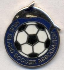Ниуэ, федерация футбола,№1 ЭМАЛЬ /Niue football association federation pin badge