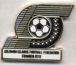 Соломоновы О-ва, федер.футбола,№1 ЭМАЛЬ /Solomon Islands football federation pin