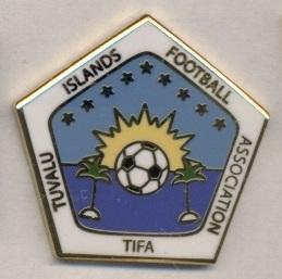Тувалу, федерация футбола,№2, ЭМАЛЬ /Tuvalu football federation enamel pin badge