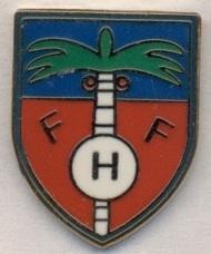 Гаити, федерация футбола, №5, ЭМАЛЬ / Haiti football federation enamel pin badge