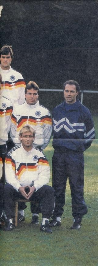 постер футбол сб. Германия 1990 с / Germany football team 'Sport Bild' poster