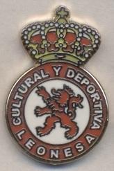 футбол.клуб Леонеса (Испания) ЭМАЛЬ / Cultural Leonesa, Spain football pin badge