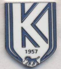 футбол.клуб Казинцбарцика(Венгрия)2 ЭМАЛЬ/Kazincbarcikai SC,Hungary football pin