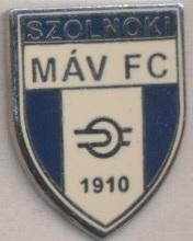 футбол.клуб Сольнок (Венгрия) ЭМАЛЬ / Szolnoki MAV FC,Hungary football pin badge