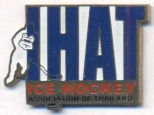 Таиланд, федерация хоккея, №2, тяжмет / Thailand ice hockey federation pin badge