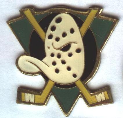 хоккей.клуб Анахайм Майти Дакс (США-НХЛ) тяжмет, БОЛЬШОЙ / Anaheim,NHL pin badge